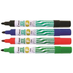 Pilot SCA-F Super Colour Permanent Markers Assorted Wallet 4