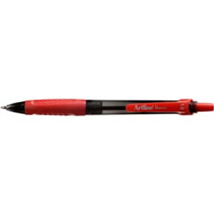 ARTLINE IKONIC 8410 BALL PEN Retractable Medium Red, Pk12