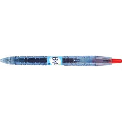 PILOT BEGREEN B2P RETRACTABLE GEL PEN Fine Red Bx10