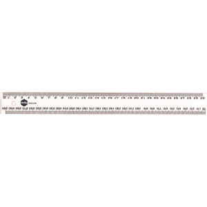 MARBIG PLASTIC RULER 30cm Clear Hangsell