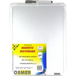 OSMER A3 MAGNETIC WHITEBOARD KIT Includes Black Marker