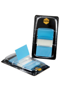 MARBIG FLAGS COLOURED TIP Blue (Pack of 2)