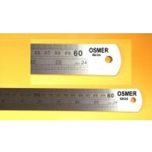 OSMER METAL RULE DUAL MEASURE 60cm / 24"