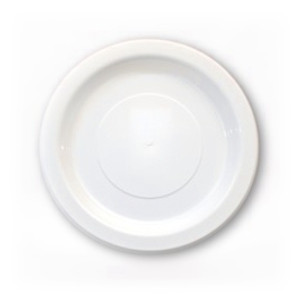 DISPOSABLE HEAVY DUTY PLATES 230mm White Bx500