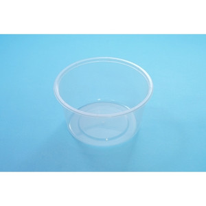 DISPOSABLE ROUND CONTAINER 440ml Clear Bx500 (Lids Sold Separately)