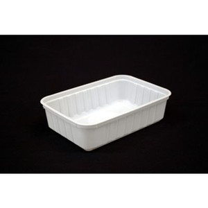 DISPOSABLE RECTANGLE CONTAINER 680ml White Bx500 (Lids Sold Separately)