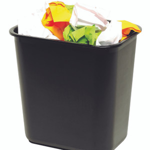 MARBIG ENVIRO WASTE PAPER BIN 12 Litre Black