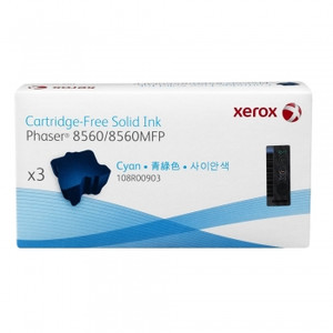 FUJI XEROX PHASER 108R00903 CYAN INK 3PK 3.4K Suits Phaser 8560 / 8560MFP / 8550