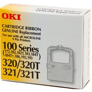 OKI GENUINE RIBBON 100/320 SERIES Suits OKI MICROLINE 172 / 182 / 183 / 184 / 192 / 193 / 320E / 320