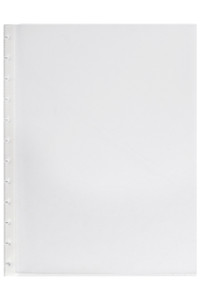 MARBIG KWIK ZIP REFILLS Display Book A4 Pkt10 Clear