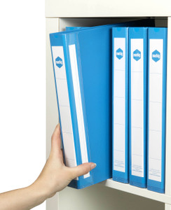 MARBIG ENVIRO DELUXE BINDERS A4 4D Ring 25mm Blue