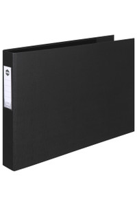 MARBIG ENVIRO BINDER LANDSCAPE A3 3D Ring 38MM Black