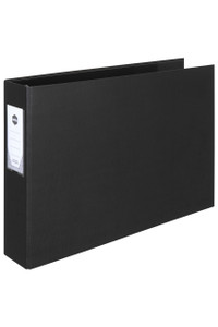 MARBIG ENVIRO BINDER LANDSCAPE A3 3D Ring 65MM Black