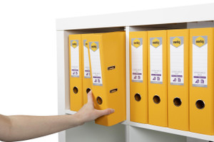 MARBIG PE LINEN LEVER ARCH A4 - Yellow 6601030 / 6501005