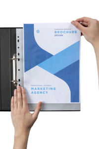 MARBIG BOUND SHEET PROTECTORS A4 Clear Pk10