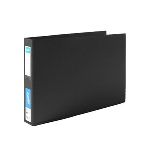 Bantex Ring Binder Landscape A3 4D Ring 38mm - Black (1268-410)
