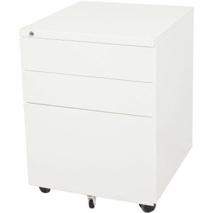 RAPIDLINE MOBILE PEDESTAL STEEL 3 DRAW - 2 STD 1 FILING 610(H) x 460(W) x 472(D) WHITE CHINA