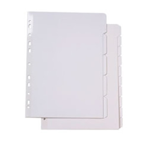 BANTEX MANILLA DIVIDER A4 10 Cut Divider White