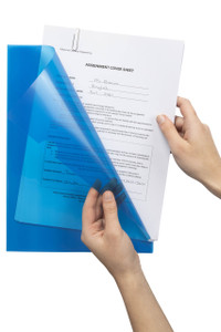 MARBIG ULTRA LETTER FILES A4 Poly Blue