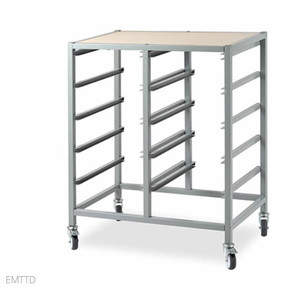 10 Tote Tray Double Trolley Only Size 74cm x 44cm x 92cm