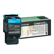 LEXMARK C540A1CG ORIGINALCYAN TONER CART 1K Suits C540/543/544/X543/544