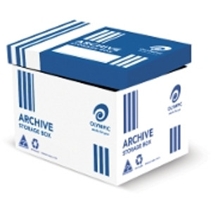 OLYMPIC PREMIUM QUALITY ARCHIVE STORAGE BOX FSCP/A4 BX20 (W) 388 x (D) 335 x (H) 265mm
