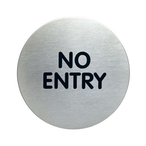 DURABLE PICTOGRAM NO ENTRY 83MM