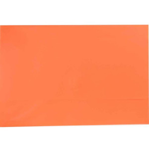 Osmer Plastic Document Wallet with Velcro Seal Foolscap, Orange