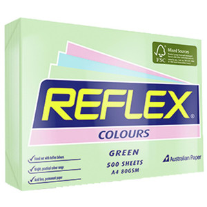 REFLEX TINTS COPY PAPER 80GSM A4 Green