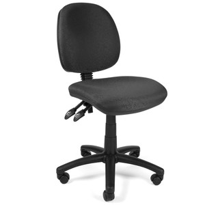 CRESCENT TASK CHAIR Black Fabric