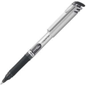 Pentel BL17 Energel Liquid Gel Pen Roller Ball Fine 0.7mm Black, Each