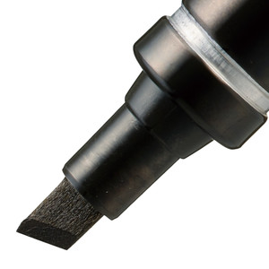 Pentel N60 Permanent Marker Chisel Point 2.5-5.5mm  Black, Each