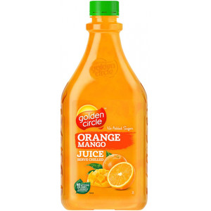 GOLDEN CIRCLE ORANGE & MANGO JUICE 2lt Long Life