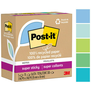 SUPER STICKY POST-IT NOTES-TROPICAL 654-5SST 73x73mm Tropical 7100290422