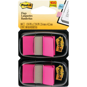 POST-IT FLAG TWIN PACKS 680-BP2 Bright Pink