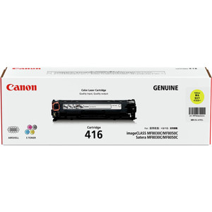 CANON CART416 ORIGINAL YELLOW TONER CARTRIDGE 1.5K Suits Canon ImageClass MF8050CN / MF8080CW