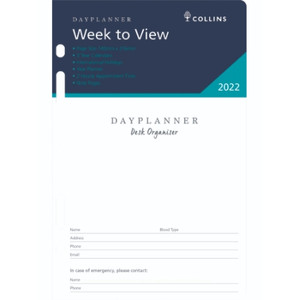 DEBDEN DAYPLANNER DESK EDITION REFILLS - 7 RING Weekly Dated (2026 - Clearance - While Stocks Last)