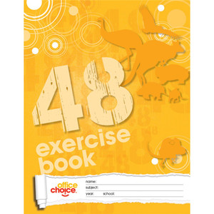 OFFICE CHOICE EXERCISE BOOK 225x175 48pg ** While Stocks Last **