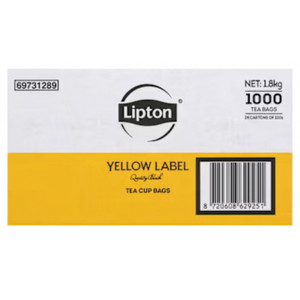 LIPTON TEA BAGS Yellow Label Quality Black Bx1000 (69731289)
