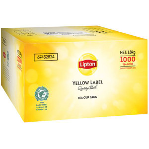 LIPTON TEA BAGS Yellow Label Quality Black Bx1000 69731289