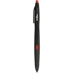 ARTLINE SUPREME RETRACTABLE Ballpoint Pens Medium Red Pack of 12 *** While Stocks Last ***