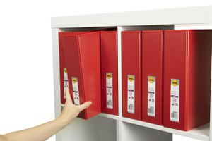 MARBIG ENVIRO CLEARVIEW INSERT BINDERS A4 2 'D' 50mm Red