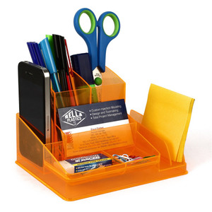 ITALPLAST DESK ORGANISER Neon Orange