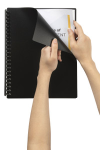 MARBIG REFILLABLE DISPLAY BOOK A4 40Pocket Black