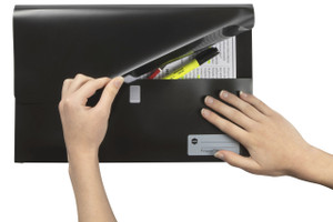 MARBIG POLYPICK WALLETS Foolscap Black