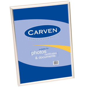 CARVEN CERTIFICATE FRAME GOLD/SILVER A4 Silver