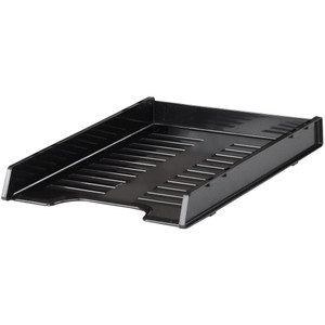 ITALPLAST DOCUMENT TRAY A4 Multi Fit Recycled Black