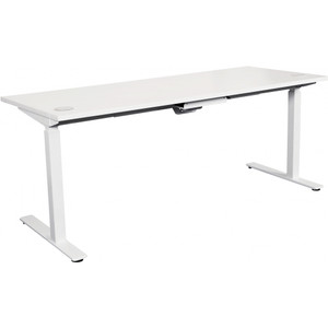 Summit 2 Sit To Stand Electric Desk Adjustable Height Complete White (H) 725-1175 (W) 1800 (D) 750 mm Top Single Motor