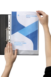 MARBIG SHEET PROTECTORS HEAVY DUTY 70 MICRON COPYSAFE A4, Bx100