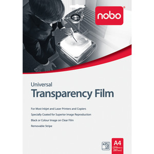 NOBO UNIVERSAL OHP FILM INKJET / LASER UF0025